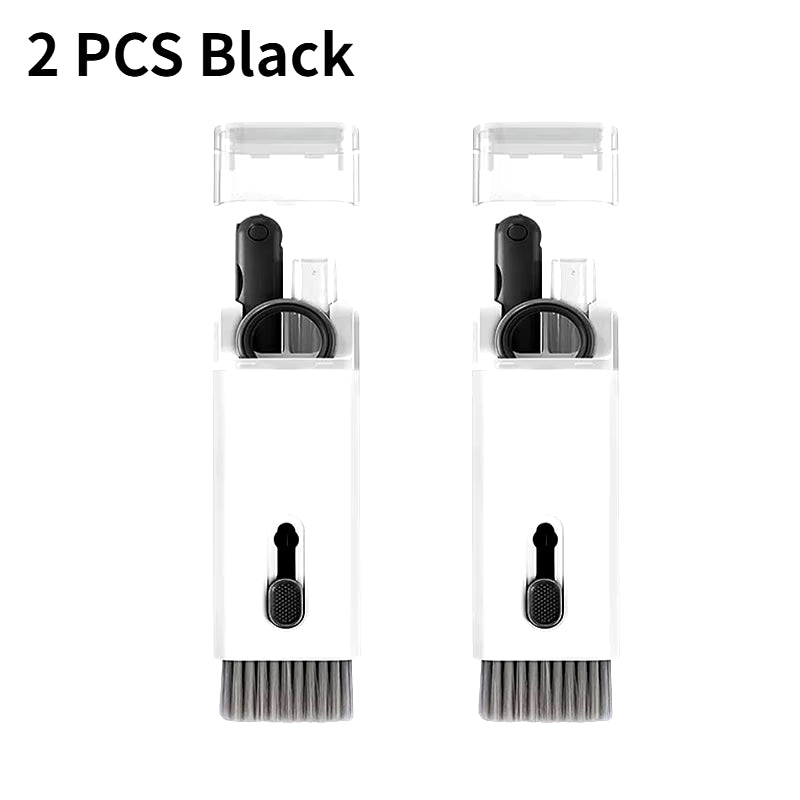 7-in-1 Comprehensive Computer Cleaning Kit: Keyboard Brush, Screen Cleaning Spray, Earphone Cleaning Pen, and Keycap Puller