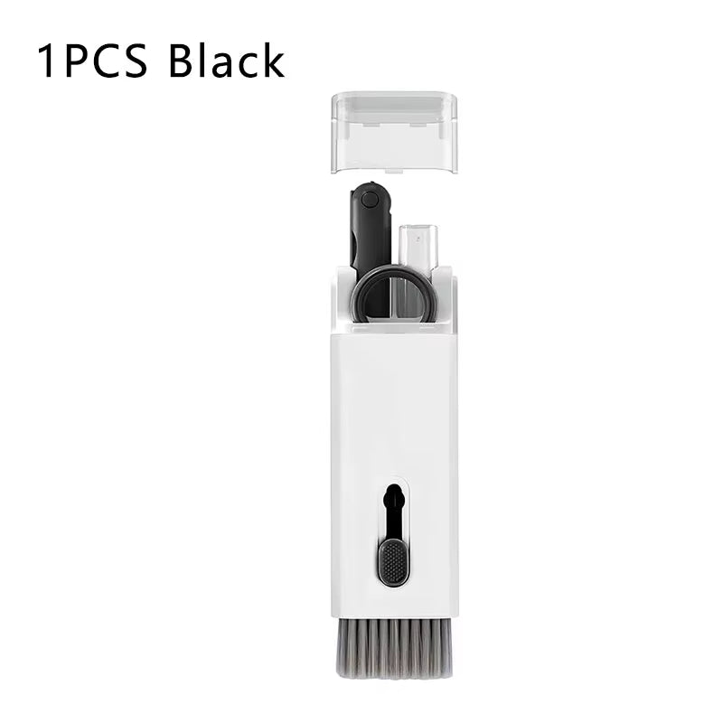 7-in-1 Comprehensive Computer Cleaning Kit: Keyboard Brush, Screen Cleaning Spray, Earphone Cleaning Pen, and Keycap Puller