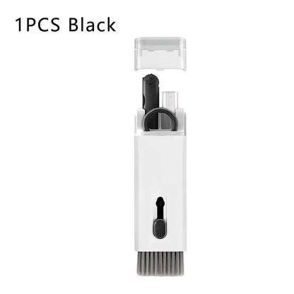 7-in-1 Comprehensive Computer Cleaning Kit: Keyboard Brush, Screen Cleaning Spray, Earphone Cleaning Pen, and Keycap Puller